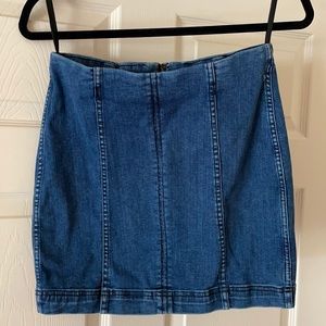 FreePeople denim skirt